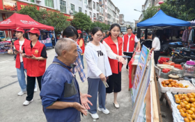 乐安县湖坪乡：青年人才党支部开展防灾减灾日主题宣传活动